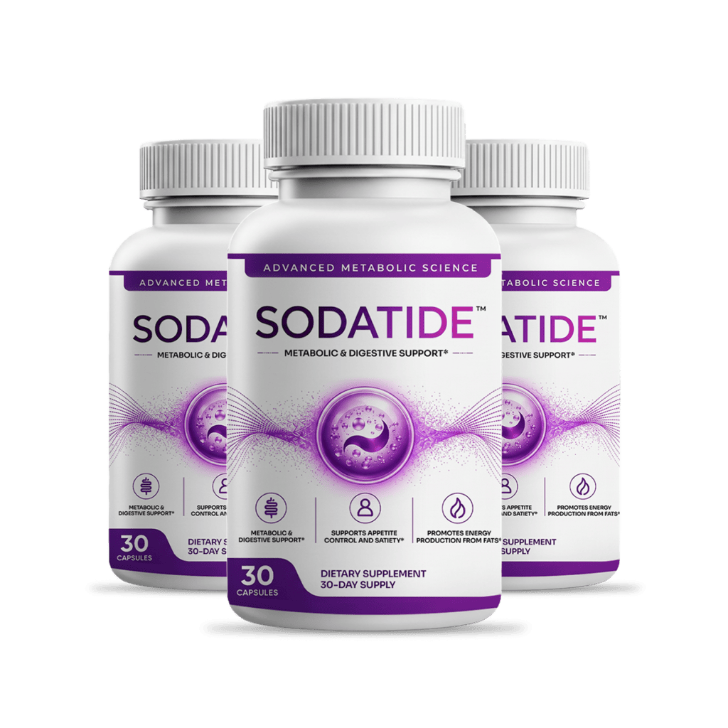 SodaTide 3 bottles